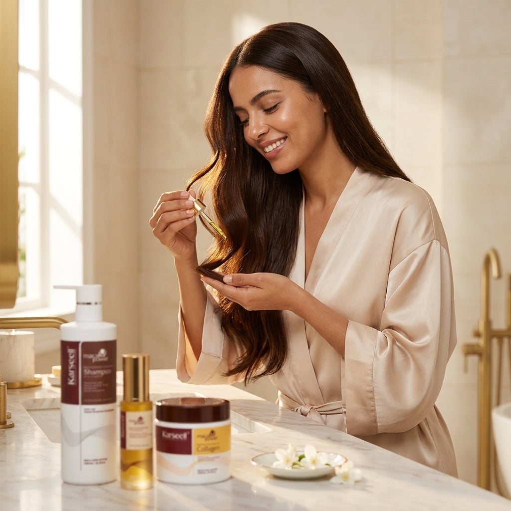 SHAMPOO+ COLLAGEN HAIR MASK+ ESSENCE OIL