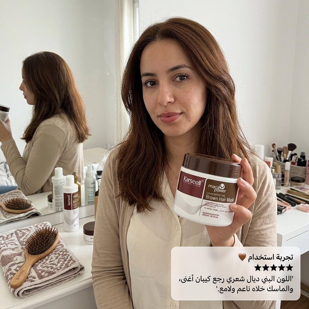 COLOR DEPOSITING BROWN HAIR MASK