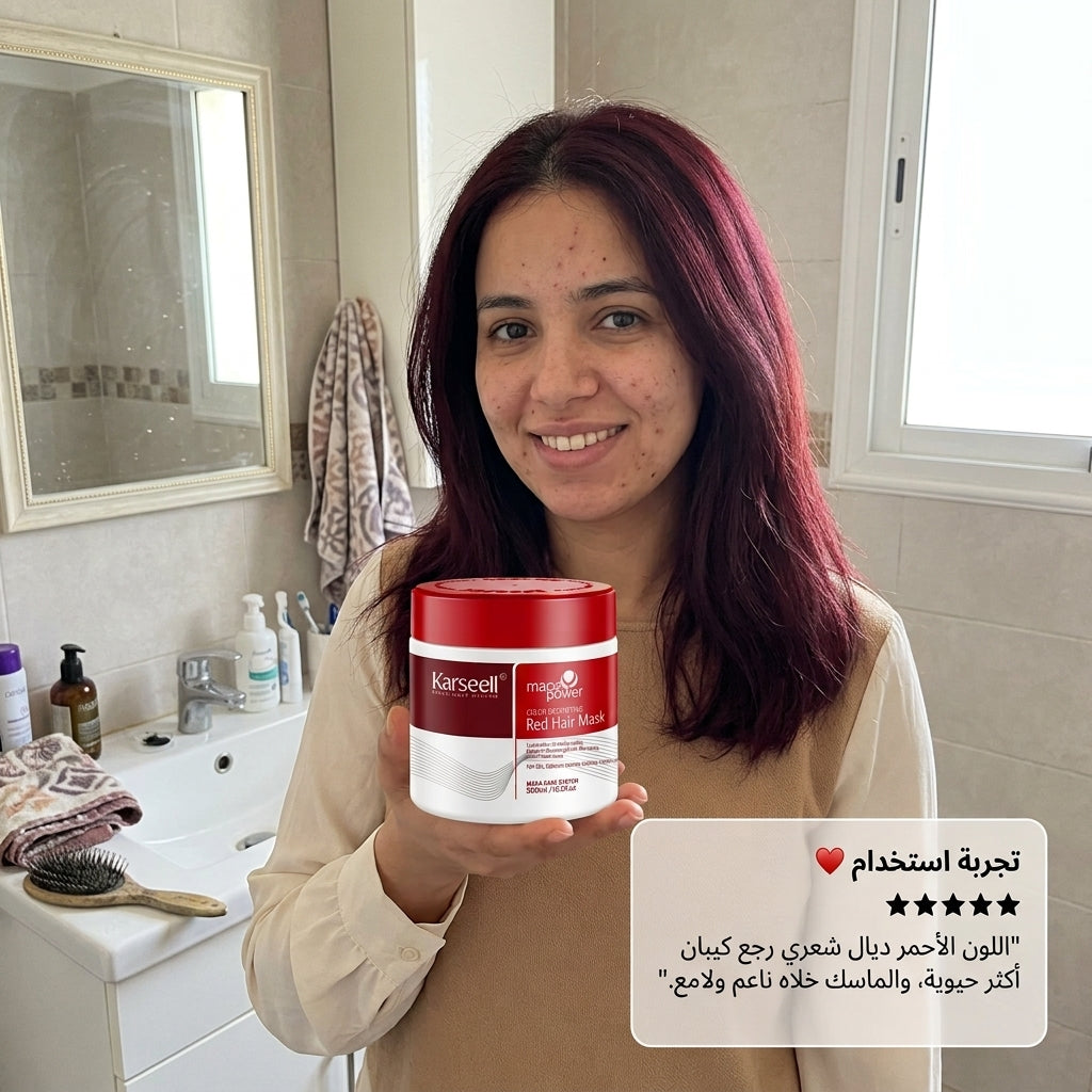 COLOR DEPOSITING RED HAIR MASK