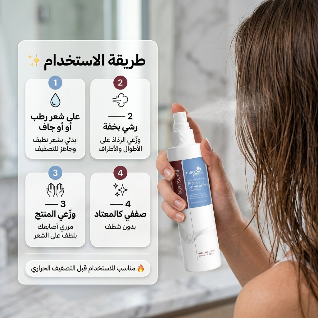 MACA ESSENCE REPAIR POTEIN LEAVE IN SPRAY